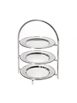 Этажерка, 3 яруса, h 24 см, d блюд 15,5 см, P.L. - BarWare & REG