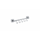 Планка 5 крючков Fixsen Kvadro FX-61305В-5
