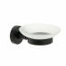 Мыльница стекло черная Fixsen Comfort  Black FX-86008