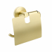 Бумагодержатель с крышкой золото-сатин Fixsen Comfort Gold FX-87010