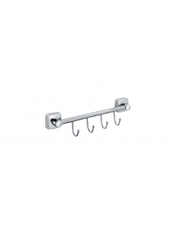 Планка 4 крючка Fixsen Kvadro FX-61305В-4