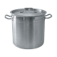 Кастрюля-котел Eco Line с крышкой 12 л, 25*25 см, усиленная сталь, P.L. Proff Cuisine