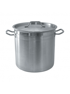 Кастрюля-котел Eco Line с крышкой 17 л, 28*28 см, усиленная  сталь, P.L. Proff Cuisine