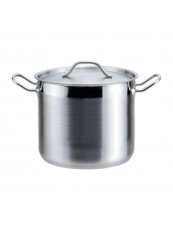 Кастрюля EcoLine с крышкой 5 л, d 20 см, h 17 см, сталь 18/0, P.L. Proff Cuisine