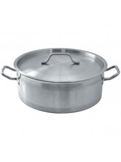 Кастрюля Eco Line низкая с крышкой 800 мл, d=12см h=7,5см, сталь, P.L. Proff Cuisine