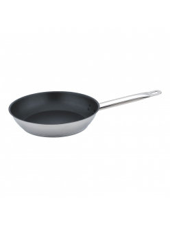 Сковорода EcoLine с антипригарным покрытием d 22 см, h 4,5 см, сталь, P.L. Proff Cuisine
