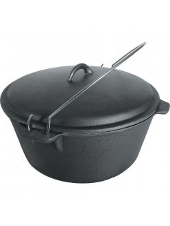 Казан с крышкой 6 л, чугун, P.L. Proff Cuisine