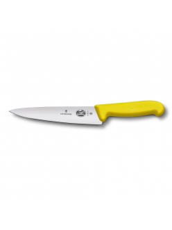 Универсальный нож Victorinox Fibrox 25 см, ручка фиброкс желтая