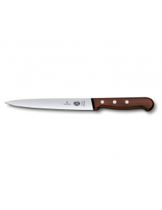 Нож филейный Victorinox Rosewood, гибкое лезвие, 18 см, ручка розовое дерево