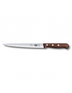 Нож филейный Victorinox Rosewood, супер-гибкое лезвие, 18 см, ручка розовое дерево