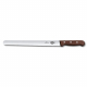 Нож для нарезки Victorinox Rosewood, волнистое лезвие, закругленное острие, 30 см, ручка розовое дер