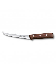 Нож обвалочный изогнутый Victorinox Rosewood 15 см, ручка розовое дерево