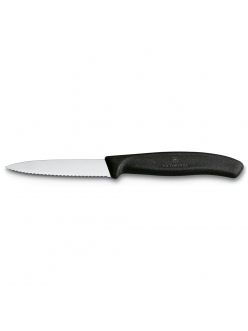 Нож Victorinox для резки 8 см, волнистое лезвие