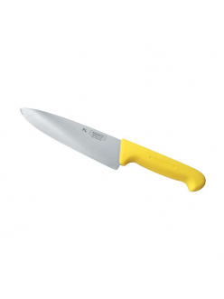 Шеф-нож PRO-Line 25 см, желтая пластиковая ручка, P.L. Proff Cuisine