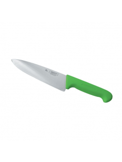 Шеф-нож PRO-Line 20 см, зеленая пластиковая ручка, P.L. Proff Cuisine