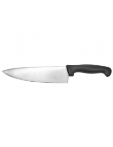 Шеф-нож PRO-Line 20 см, черная пластиковая ручка, P.L. Proff Cuisine
