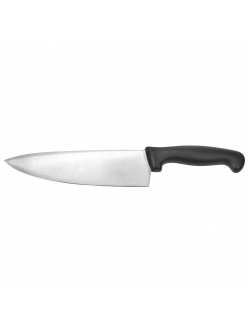 Шеф-нож PRO-Line 20 см, черная пластиковая ручка, P.L. Proff Cuisine