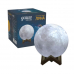 NN001 Светильник настольный Gauss NN001 3D Луна 1W 5V Li-ion 450mA D10см белый LED 1/6/24