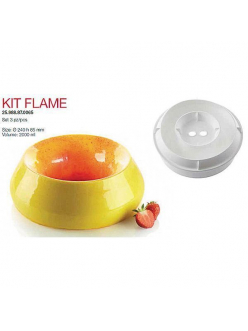Форма кондитерская Silikomart KIT FLAME, силикон, 24*8,5 см, Италия
