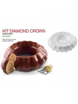 Форма кондитерская Silikomart KIT DIAMOND, силикон, 24*7,5 см, Италия
