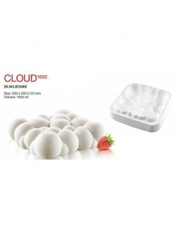 Форма кондитерская Silikomart CLOUD 1600, силикон, 20*20*5,5 см