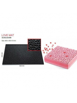 Коврик кондитерский для создания тексуры Silikomart LOVE MAT, силикон, 40*60 см, Италия