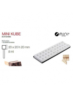 Форма кондитерская Silikomart MINI KUBE, ячейки 2*2 см, h 2 см, силикон, Италия