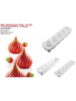 Форма кондитерская Silikomart RUSSIAN TALE, ячейки d 6,7 см, h 7,3 см, силикон, Италия