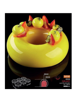 Форма кондитерская Pavoni GALAXY, силикон, d 17,5 см, h 5,5 см, Италия