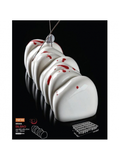 Форма кондитерская Pavoni BILBAO, силикон, 25*8,5 см, h 7,5 см, Италия