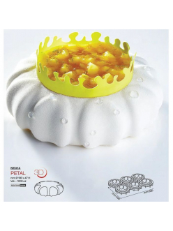 Форма кондитерская Pavoni PETAL, силикон, d 18 см, h 4,7 см, Италия