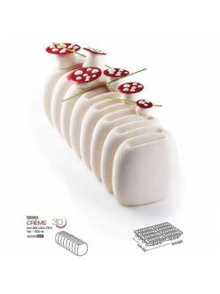 Форма кондитерская Pavoni CREME, силикон, 25*8,4 см, h 7,5 см, Италия