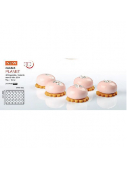 Форма кондитерская Pavoni PLANET 40*30 см, силикон, р-р ячейки: d 38 см, h 29 мм, Италия