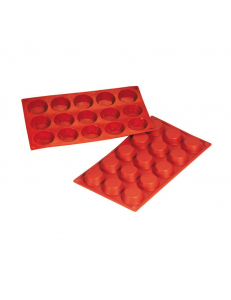 Форма силиконовая P.L. Proff Cuisine "Тарталетка" 15 ячеек d 45 мм, h 10 мм (30*17,5 см)