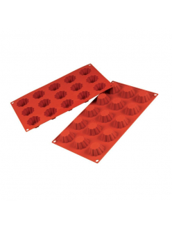 Форма силиконовая P.L. Proff Cuisine "Бриош" 12 ячеек d 57 мм, h 22 мм (30*17,5 см)