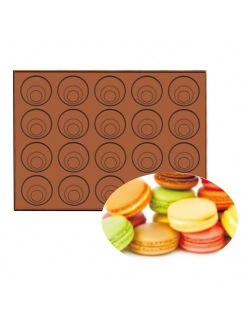 Лист силиконовый P.L. Proff Cuisine для миндального печенья 40*34 см