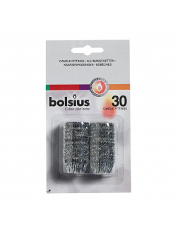 Подставки Bolsius фольгированные для свечей в подсвечниках, 30 шт/уп