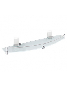Leine K-5044WHITE Полка стеклянная с бортиком