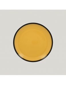 Тарелка круглая RAK Porcelain LEA Yellow 27 см (желтый цвет)