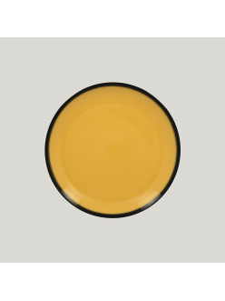 Тарелка круглая RAK Porcelain LEA Yellow 27 см (желтый цвет)