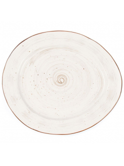 Тарелка White Fusion 30*26 см, P.L. Proff Cuisine