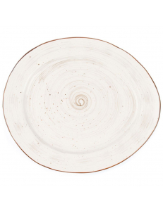 Тарелка White Fusion 26,5*22,5 см, P.L. Proff Cuisine