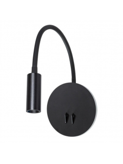 A8231AP-1BK Светильник настенный ELECTRA 3x6Вт 550Lm 3000K Ø14 черный IP20